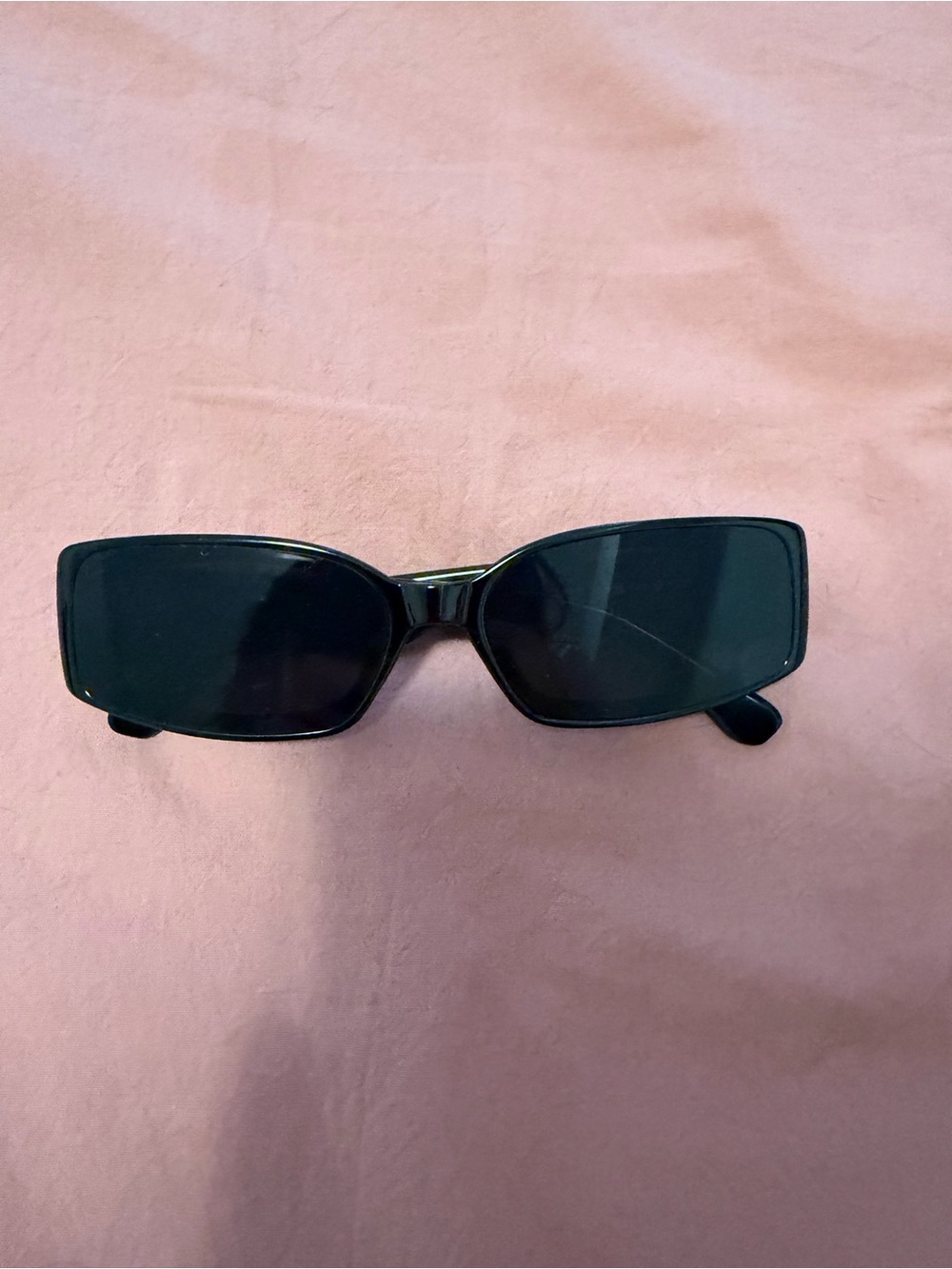 Classic Black Rectangular Sunglasses - Women's Accessories